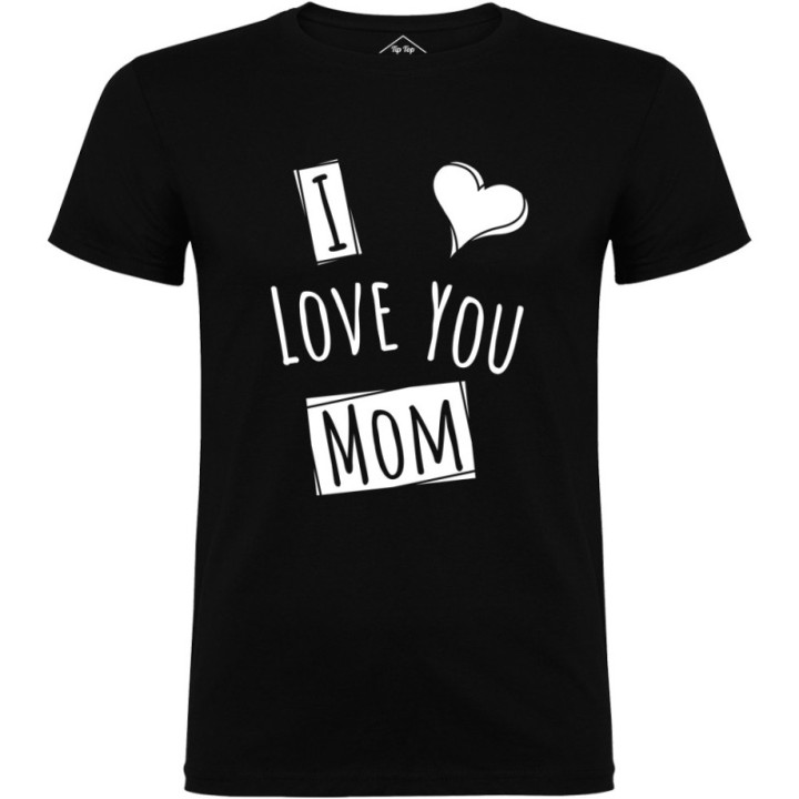 Tip Top Tshirt - T-shirt Homme I love you Mom - Made in France