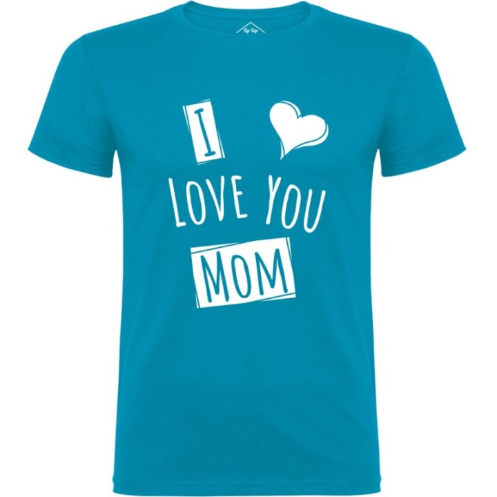 Tip Top Tshirt - T-shirt Homme I love you Mom - Made in France