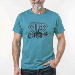 Tip Top Tshirt - T-shirt Homme Super collègue - Made in France