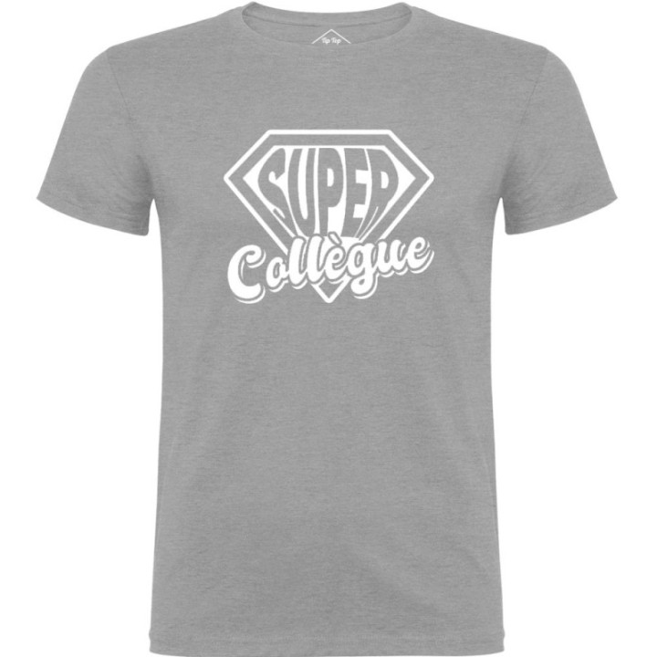 Tip Top Tshirt - T-shirt Homme Super collègue - Made in France