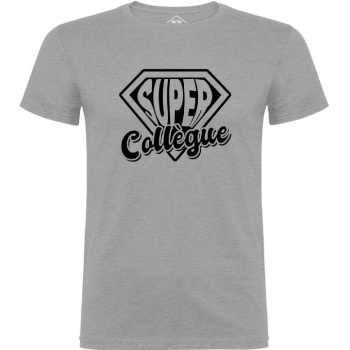 Tip Top Tshirt - T-shirt Homme Super collègue - Made in France