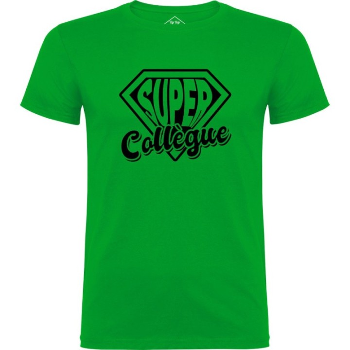 Tip Top Tshirt - T-shirt Homme Super collègue - Made in France