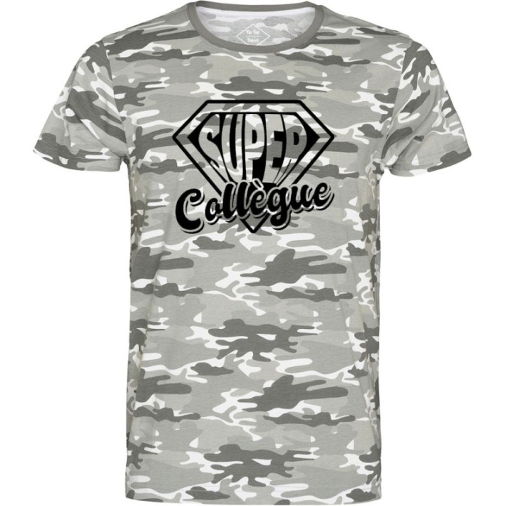 Tip Top Tshirt - T-shirt Homme Super collègue - Made in France