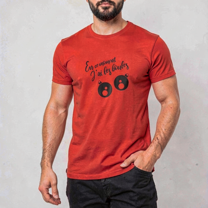 Tip Top Tshirt - T-shirt Homme J'ai les boules - Made in France