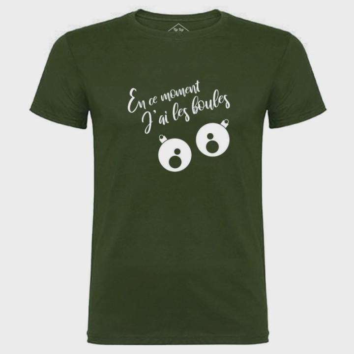 Tip Top Tshirt - T-shirt Homme J'ai les boules - Made in France