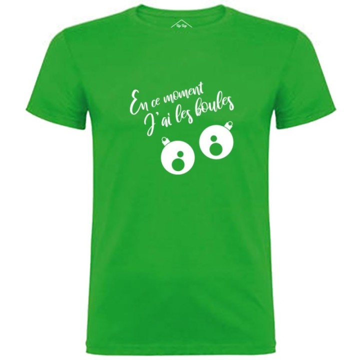 Tip Top Tshirt - T-shirt Homme J'ai les boules - Made in France