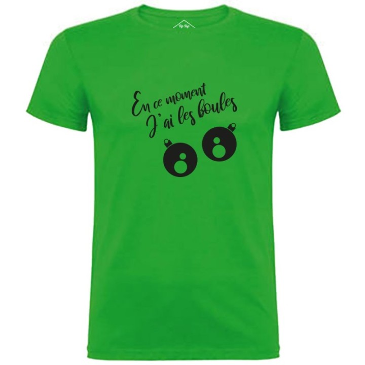 Tip Top Tshirt - T-shirt Homme J'ai les boules - Made in France