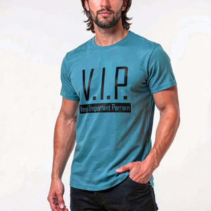 Tip Top Tshirt - T-shirt Homme Parrain VIP - Made in France