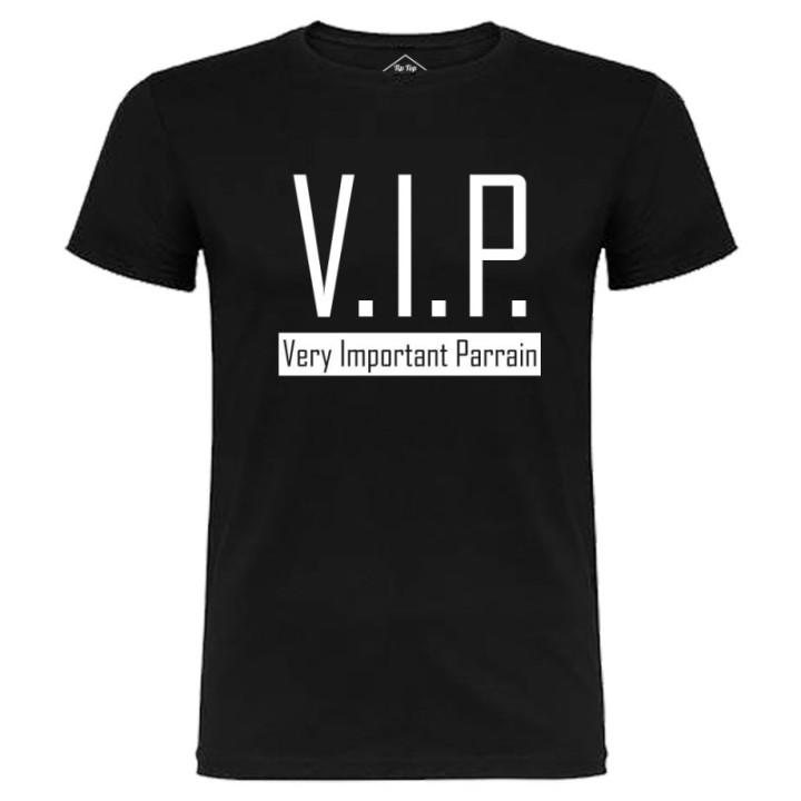 Tip Top Tshirt - T-shirt Homme Parrain VIP - Made in France
