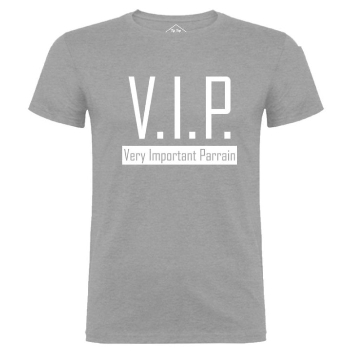 Tip Top Tshirt - T-shirt Homme Parrain VIP - Made in France