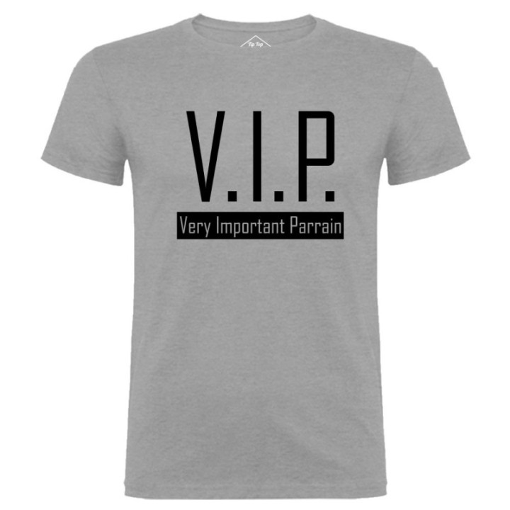Tip Top Tshirt - T-shirt Homme Parrain VIP - Made in France