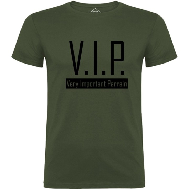 Tip Top Tshirt - T-shirt Homme Parrain VIP - Made in France