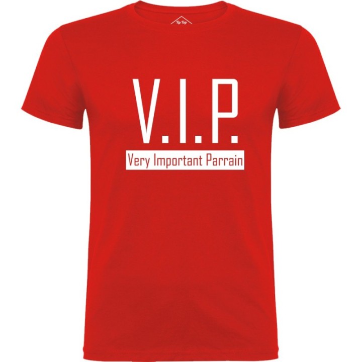 Tip Top Tshirt - T-shirt Homme Parrain VIP - Made in France