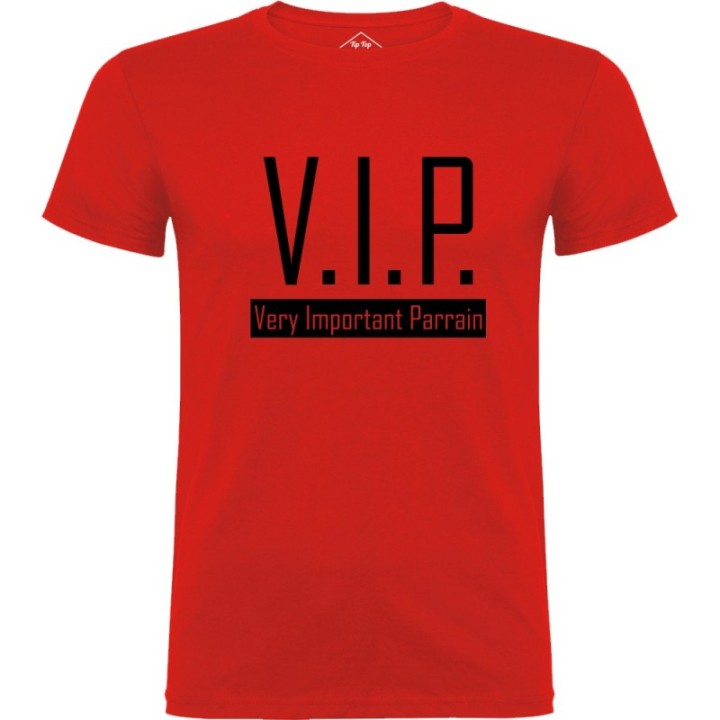 Tip Top Tshirt - T-shirt Homme Parrain VIP - Made in France