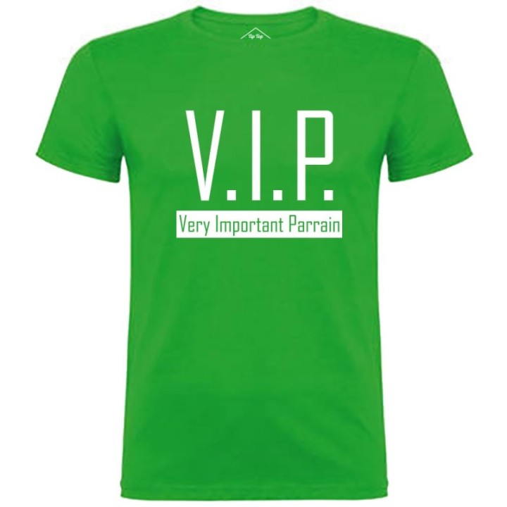 Tip Top Tshirt - T-shirt Homme Parrain VIP - Made in France