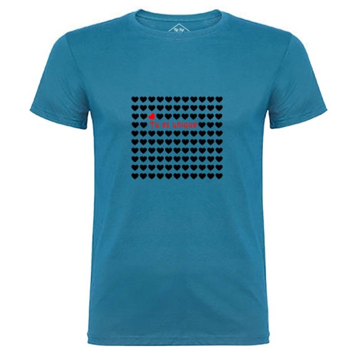 Tip Top Tshirt - T-shirt Homme Tu es unique - Made in France