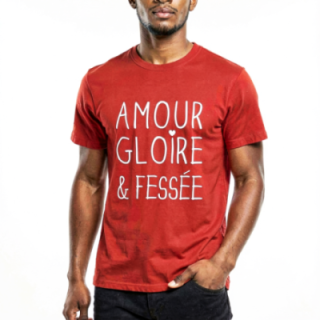 Tip Top Tshirt - T-shirt Homme Amour Gloire et Fessée - Made in France