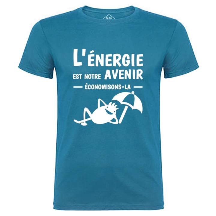 Tip Top Tshirt - T-shirt Homme L'énergie est notre avenir - Made in France