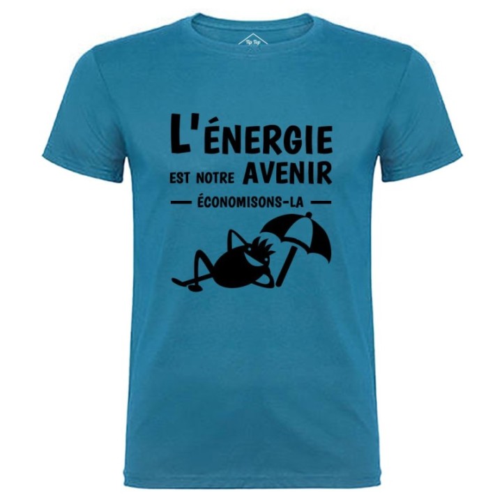 Tip Top Tshirt - T-shirt Homme L'énergie est notre avenir - Made in France