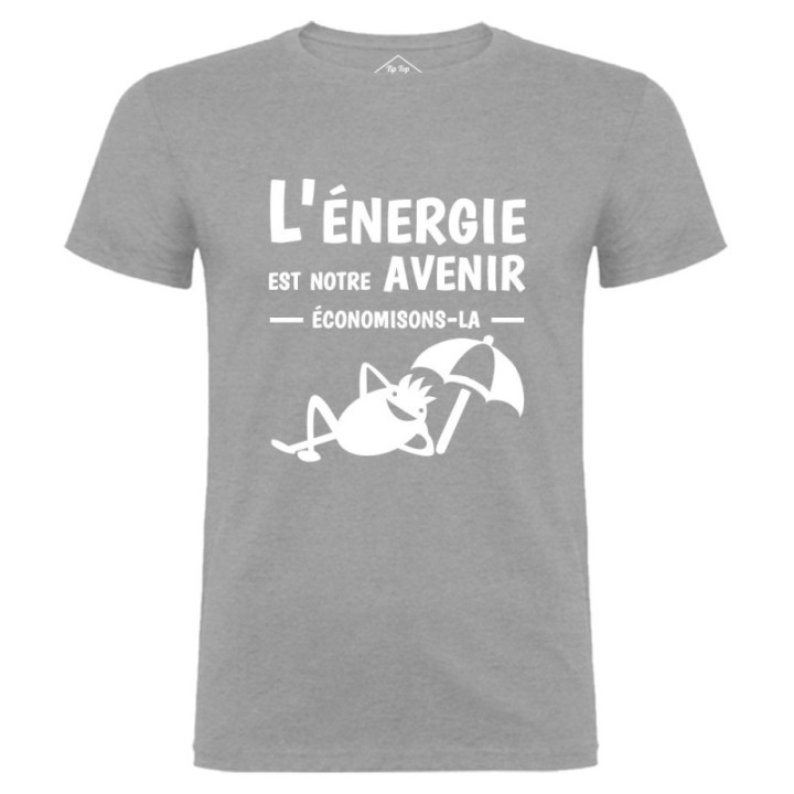 Tip Top Tshirt - T-shirt Homme L'énergie est notre avenir - Made in France