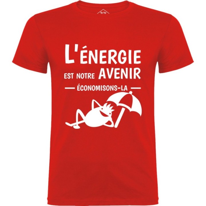 Tip Top Tshirt - T-shirt Homme L'énergie est notre avenir - Made in France