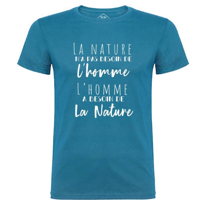 Tip Top Tshirt - T-shirt Homme L'homme et la nature - Made in France