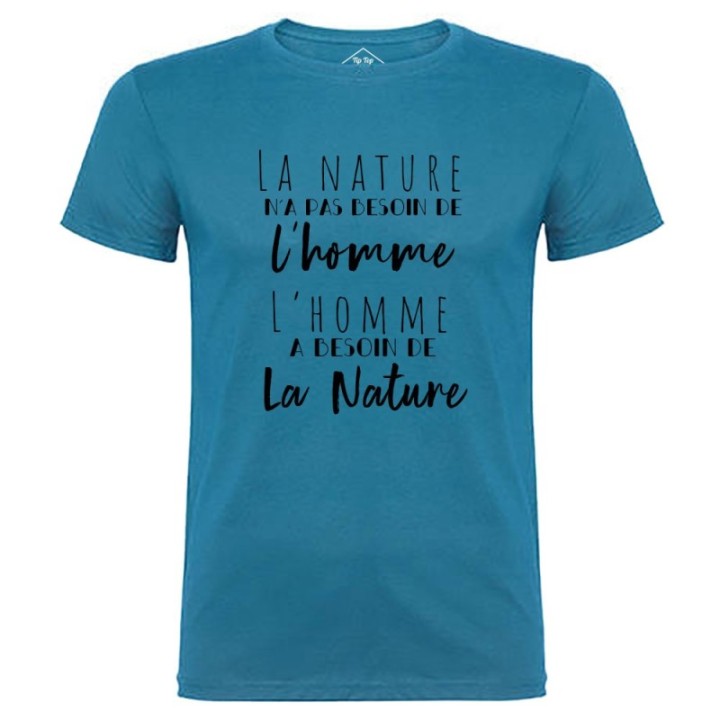 Tip Top Tshirt - T-shirt Homme L'homme et la nature - Made in France