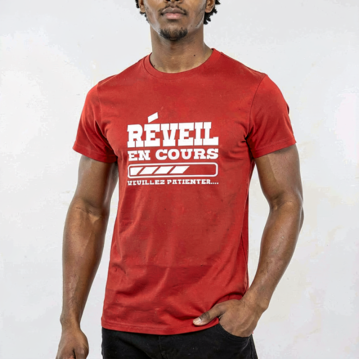Tip Top Tshirt - T-shirt Homme Réveil en cours - Made in France