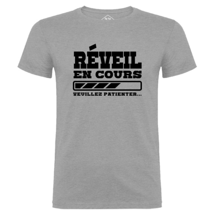 Tip Top Tshirt - T-shirt Homme Réveil en cours - Made in France