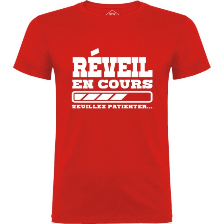 Tip Top Tshirt - T-shirt Homme Réveil en cours - Made in France