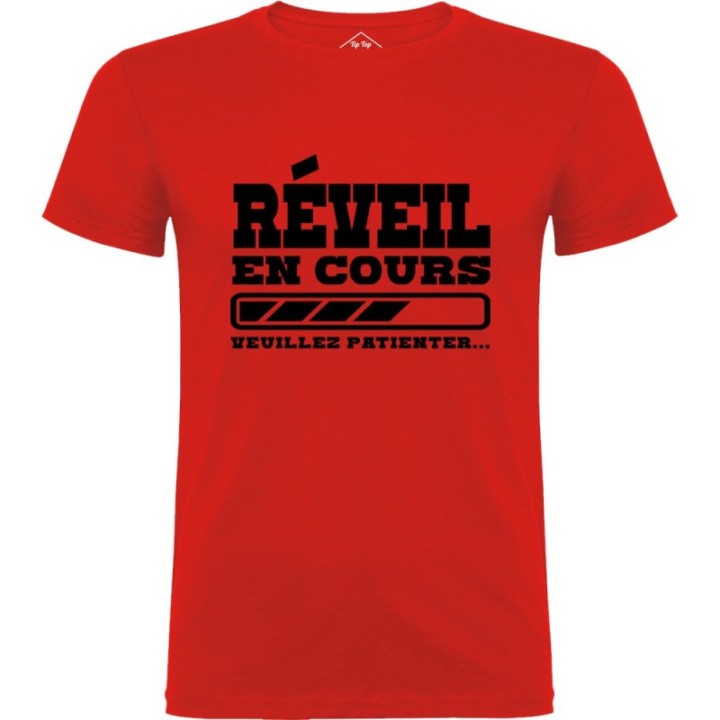 Tip Top Tshirt - T-shirt Homme Réveil en cours - Made in France