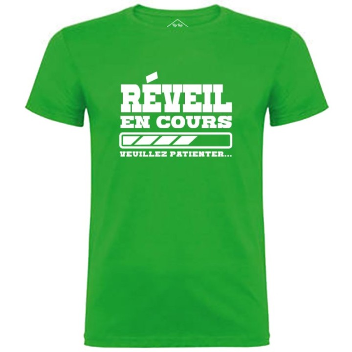 Tip Top Tshirt - T-shirt Homme Réveil en cours - Made in France