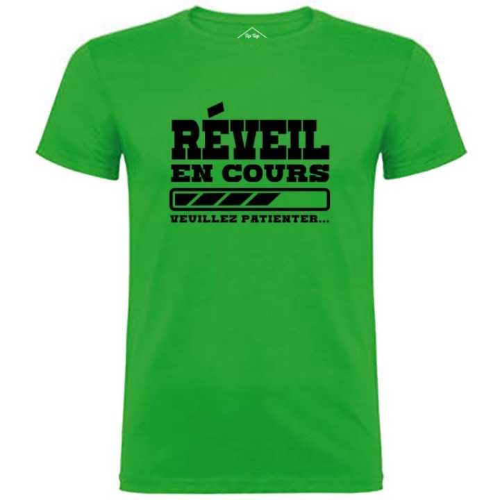 Tip Top Tshirt - T-shirt Homme Réveil en cours - Made in France