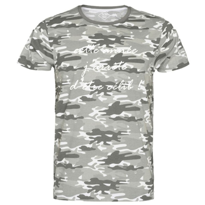 Tip Top Tshirt - T-shirt Homme J'arrête d'être célib ! - Made in France