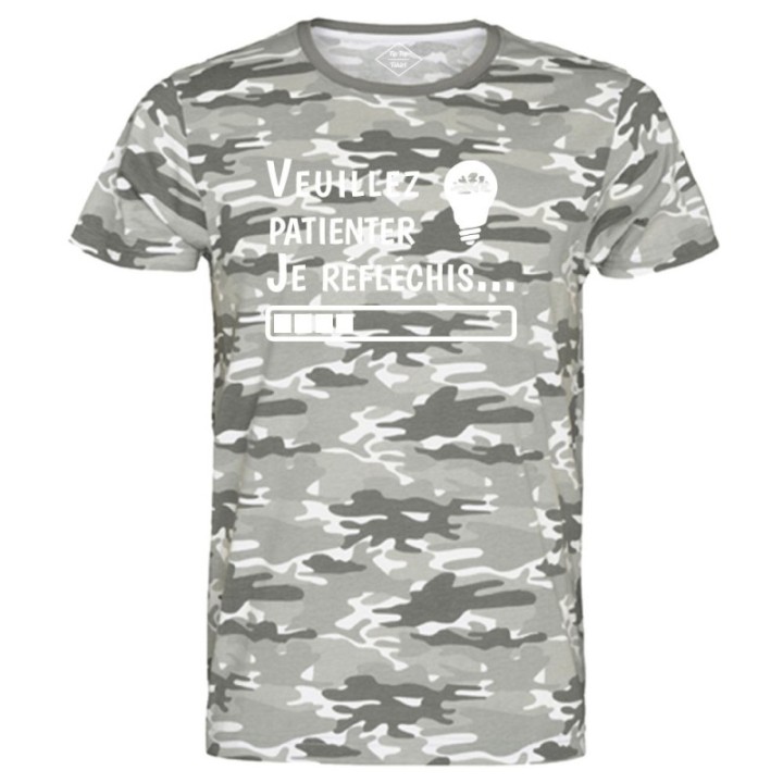 Tip Top Tshirt - T-shirt Homme Je réfléchis - Made in France