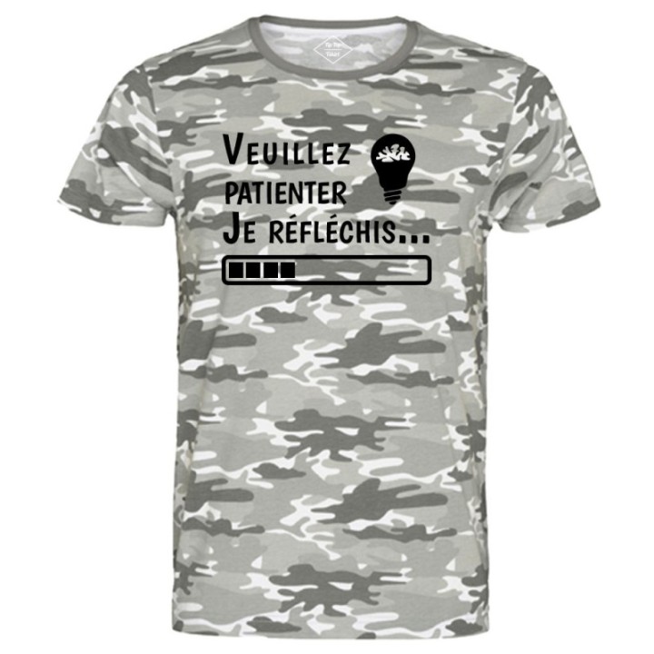 Tip Top Tshirt - T-shirt Homme Je réfléchis - Made in France