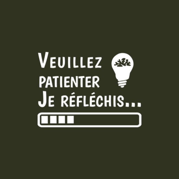 Tip Top Tshirt - T-shirt Homme Je réfléchis - Made in France