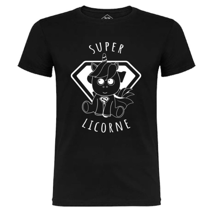 Tip Top Tshirt - T-shirt Homme Super Licorne - Made in France
