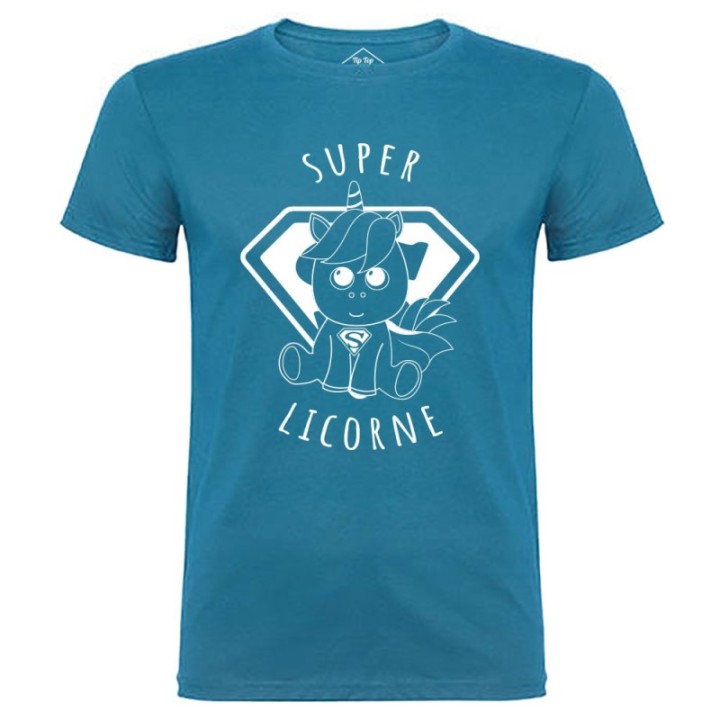Tip Top Tshirt - T-shirt Homme Super Licorne - Made in France
