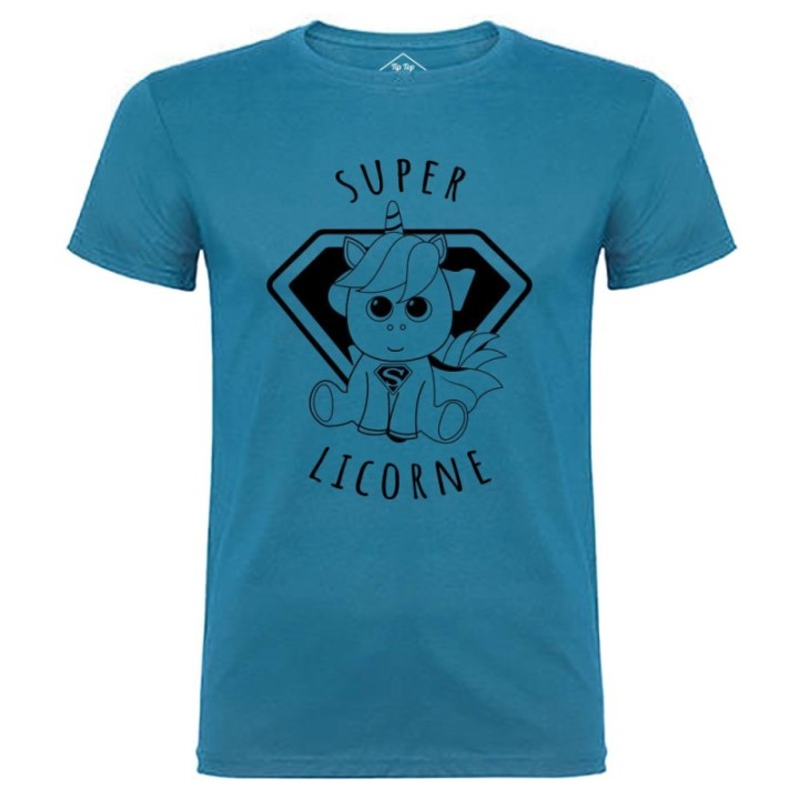 Tip Top Tshirt - T-shirt Homme Super Licorne - Made in France