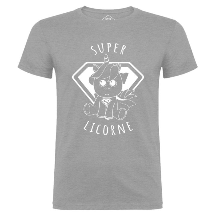 Tip Top Tshirt - T-shirt Homme Super Licorne - Made in France