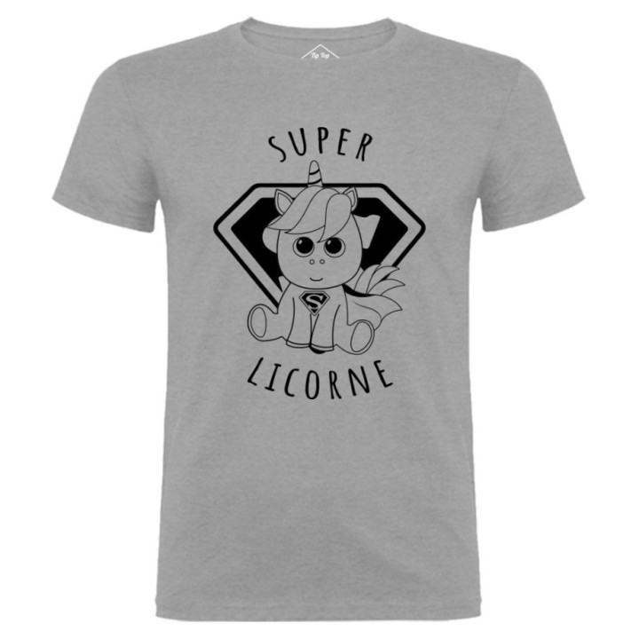 Tip Top Tshirt - T-shirt Homme Super Licorne - Made in France