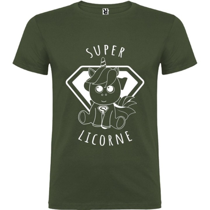 Tip Top Tshirt - T-shirt Homme Super Licorne - Made in France