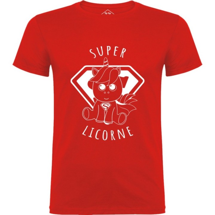 Tip Top Tshirt - T-shirt Homme Super Licorne - Made in France
