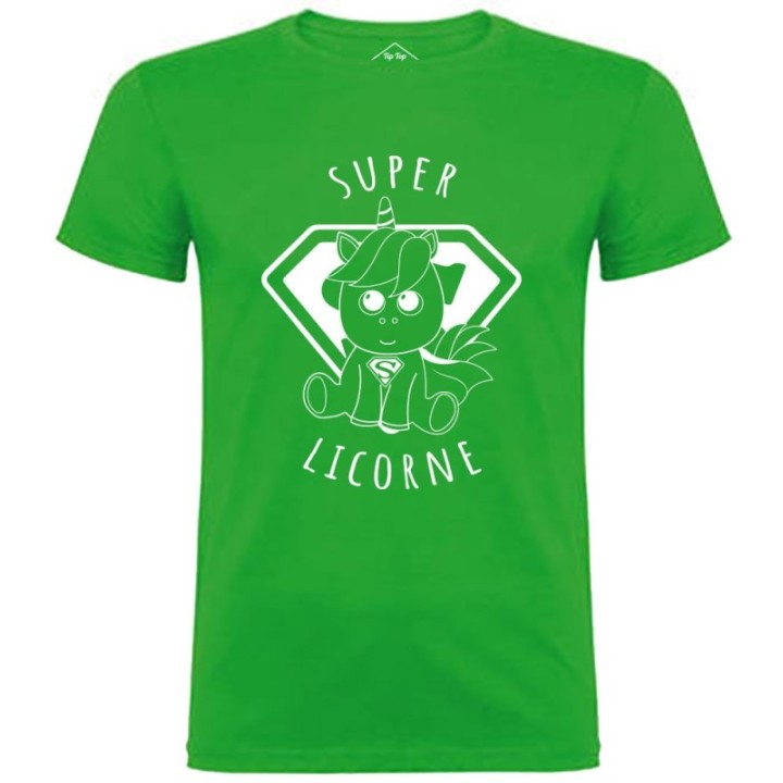 Tip Top Tshirt - T-shirt Homme Super Licorne - Made in France