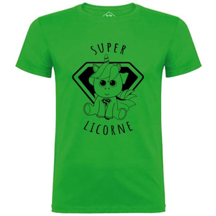 Tip Top Tshirt - T-shirt Homme Super Licorne - Made in France