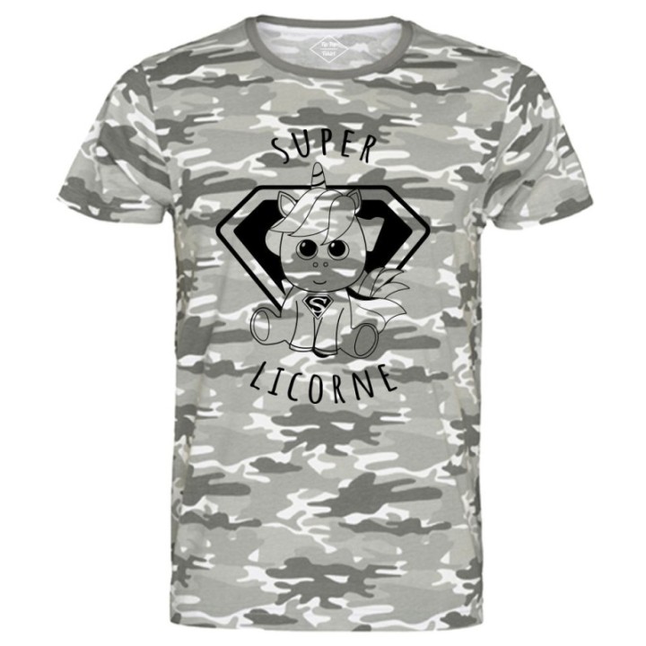 Tip Top Tshirt - T-shirt Homme Super Licorne - Made in France