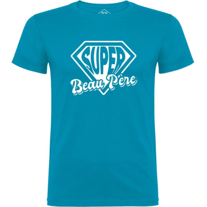 Tip Top Tshirt - T-shirt Homme Super beau-père - Made in France