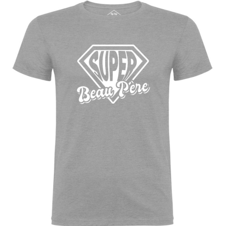 Tip Top Tshirt - T-shirt Homme Super beau-père - Made in France