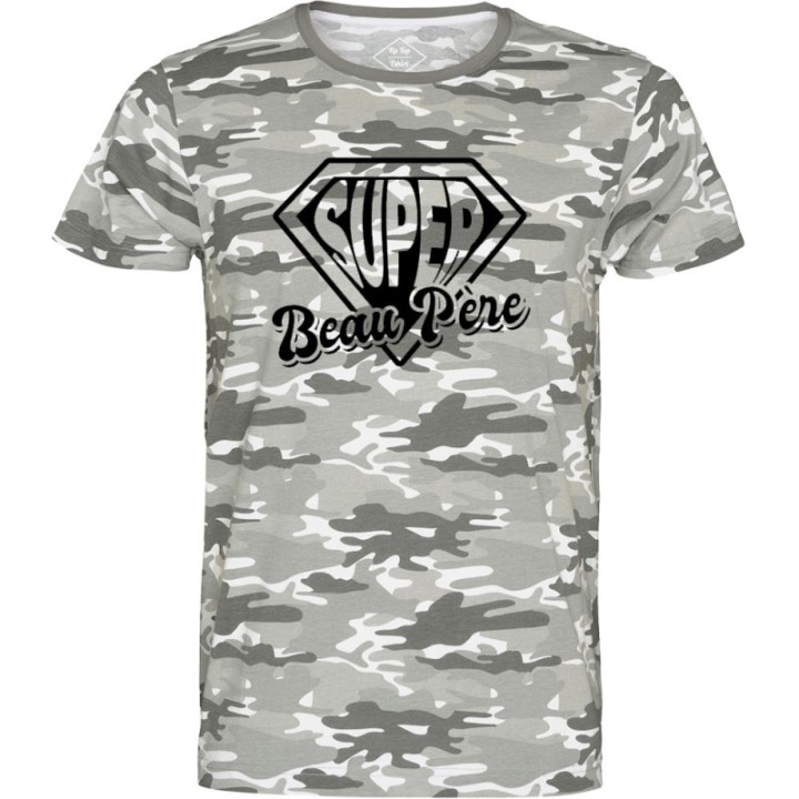 Tip Top Tshirt - T-shirt Homme Super beau-père - Made in France